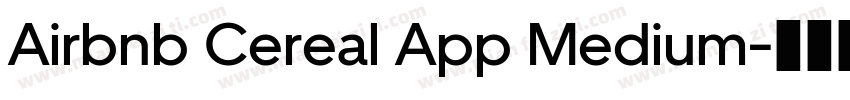 Airbnb Cereal App Medium字体转换
